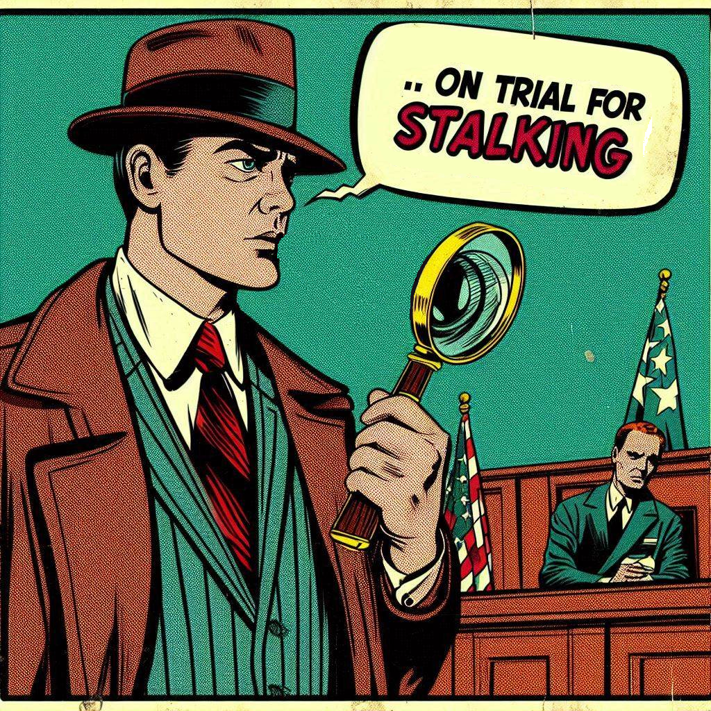 Can private investigators face charges related to stalking behavior?